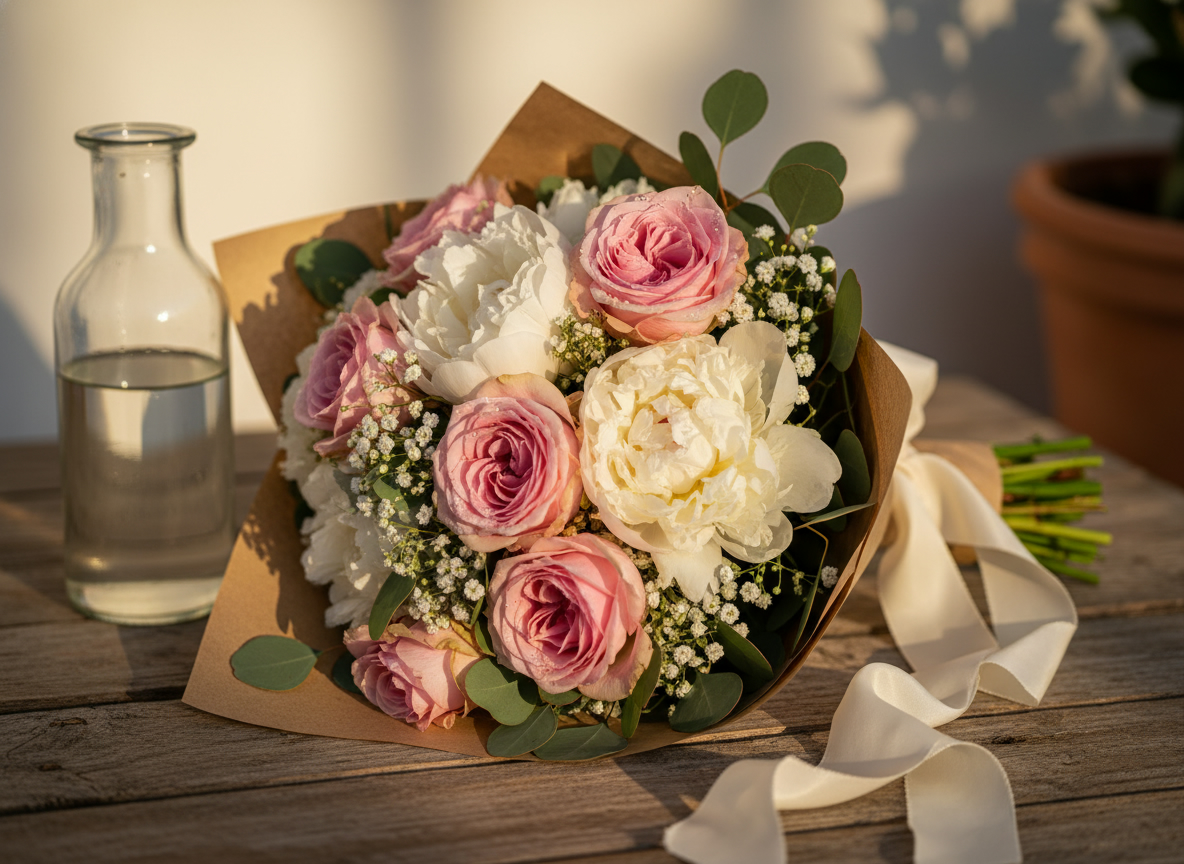 Bouquet de fleurs fraîches